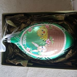 Waterford crystal easter egg ornament.